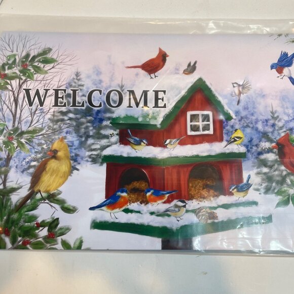 Welcome Birdhouse Design Mailbox Cover Outdoor Vinyl Magnetic Strips Custom Deco - Picture 9 of 9